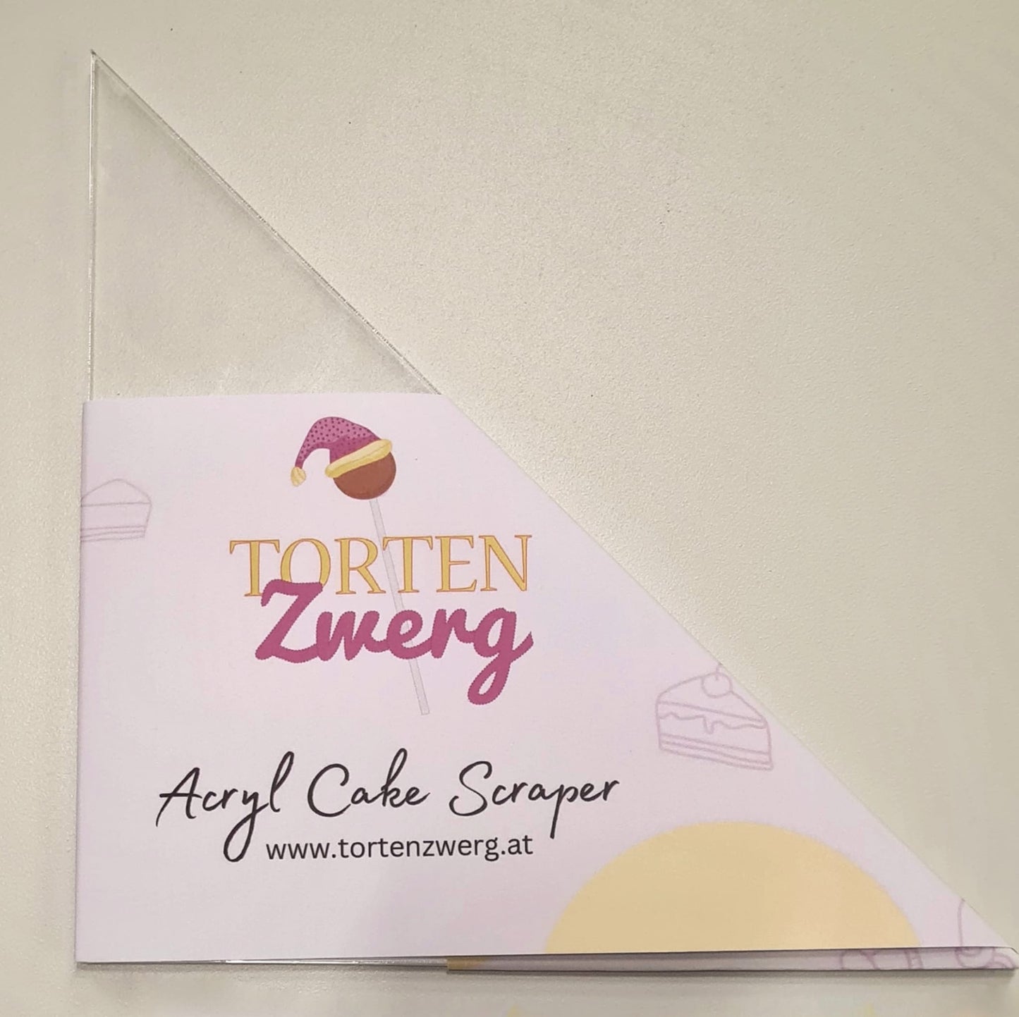 Acryl Cake Scraper Tortenzwerg 1